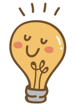 Smiling Lightbulb Illustration